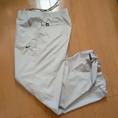 00s ナイキ ナイロンパンツ シルバーグレー(L) CLIMA-FIT ★良色