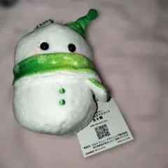 早いもん勝ちヽ(´エ`)ノ推しいろカラー　幸せの雪だるまマスコット　グリーン　緑