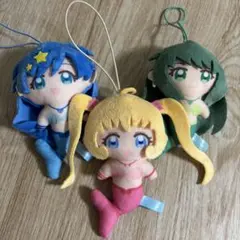 ぴちぴちピッチ かぷっこふれんず ぬいぐるみマスコット 3種セット