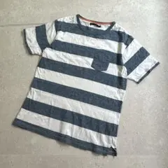 チャオパニック CIAOPANIC コットン100％ 半袖Tシャツ〔M〕ボーダーのサムネイル
