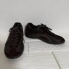 ECCO エコー スニーカー 22.5cm EEE ブラウン レディースのサムネイル