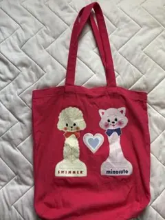 SWIMMER minacute コラボ トートバッグ ピンク
