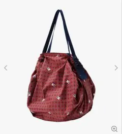 【完売品】美品ファミリア　エコバッグ（M）〈Shupatto〉　赤
