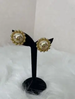 Chanel ゴールドパールイヤリング クリップ式