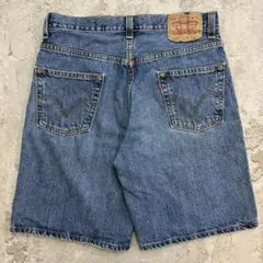 00s　Levi's　デニムショーツ　550　W30　インディゴ　古着のサムネイル