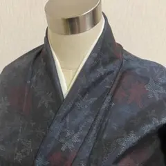 KJ1438 大島紬 身丈161.5cm 着物 正絹