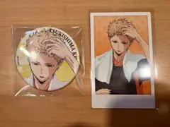 【3点】コースター 缶バッジ ポラショットハイキュー 極楽湯 ラクスパ 月島蛍