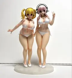 すーぱーそに子 ぽちゃ子と一緒 フィギュア 2種セット　箱無し