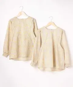 petit main LIEN 花柄ブラウス