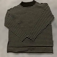 42バンヤードストーム ストライプ長袖Tシャツ（ブラック・ホワイト）のサムネイル
