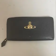 VivienneWestwood ヴィヴィアン　長財布　黒色　チャック式
