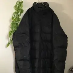 Nike ブラック ダウンジャケット　リバーシブル　2XL 難有り