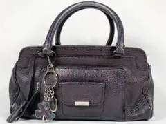 【正規品】美品 トッズ TOD’S レザー ハンドバッグ チャーム 2点セット