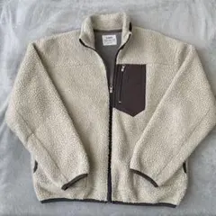 coen フリース ジャケット Sサイズ ボア(ユニクロLサイズ相当)