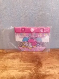 新品　サンリオ リトルツインスターズ プールバック風ミニポーチ　キキララ　ガチャ