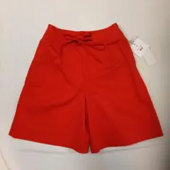 UNIQLO tomas maier 新品ウエストリボン ワイドショートパンツS