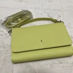 未使用品　ランバンオンブルー　イエロー　ポシェット　スマホポシェットのサムネイル