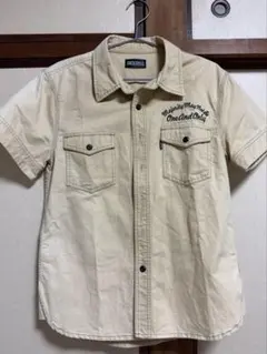 JACKROSE 半袖 シャツ ベージュ 古着のサムネイル