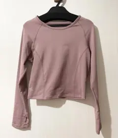 xexymix クロップド長袖トップス ヨガウェア Lサイズ