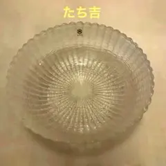 たち吉　透明ガラスボウル 約21cm