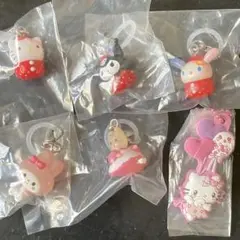サンリオ いちごめじるしアクセサリー　ゆるっとめじるし　まとめ売り　ガチャ