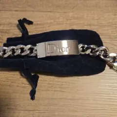 christian dior リップ　ブレスレット クリスチャンディオール Christian Dior ブレスレット ロゴ チェーン