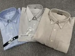 UNIQLO ボタンダウンシャツ 3色セット XL
