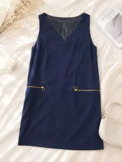 ZARA BASIC ノースリーブ ネイビー XSのサムネイル