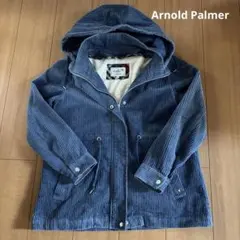 アーノルドパーマー　コーデュロイ　ジャケット　裏ボア　青　ネイビー