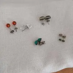 スタッドピアスセット 5点
