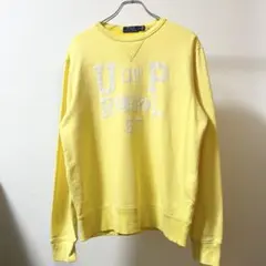 【美品】POLO RALPH LAUREN ロゴプリント クルーネックスウェット