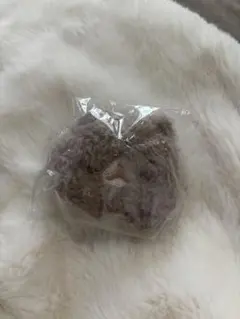 ポメラニアンもち　ふわふわぬいぐるみクリップ　ガチャ　前髪クリップ　きなこ