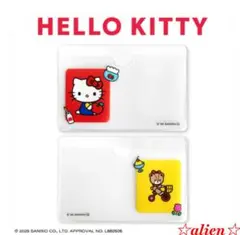 〒【ハローキティ＆タイニーチャム★顔隠し学生証ケース2P♪】カードケース