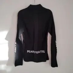 PEARY GATES レディース　ブラックタートルネックセーター