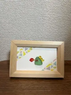 【ハンドメイド】シーグラスアート　恐竜