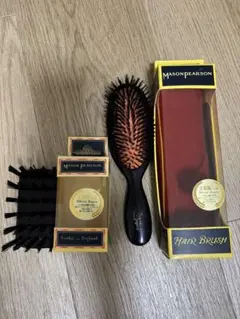 MASON PEARSON ヘアブラシ クリーニングブラシ付きのサムネイル