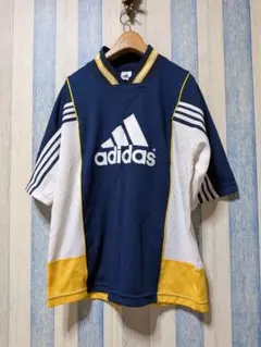 adidas デサント 半袖カットソー ポリ地 ロゴ AS-2801M-Lのサムネイル