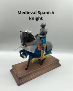 スペイン『中世の馬上騎士』インテリア置物　ヴィンテージ　横幅約36cm スペイン『中世の馬上騎士』インテリア置物 ヴィンテージ 横幅約36cm