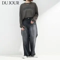 《美品》 デュジュール ブラックデニム パンツ ジーンズ ベイクルーズ 38