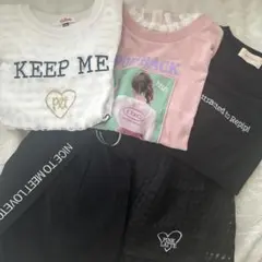 ピンクラテ⭐️レピピ⭐️LOVETOXIC 女の子春夏用　5点セット