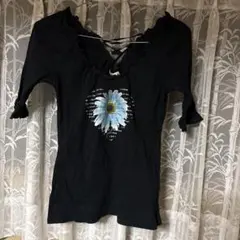 L'EST ROSE 花柄プリント 半袖Tシャツのサムネイル