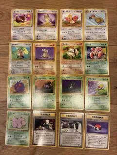 ポケモンカード 旧裏 トレーナーカード 9枚セット - メルカリ