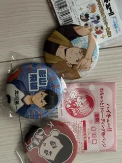 ハイキュー!! キャラクター缶バッジ 5個セット おまけ付き！