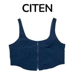 美品✨ CITEN シテン UNITED ARROWS ジップビスチェ ブラックのサムネイル
