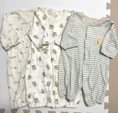 ベビー服3点セット　2WAYオール　カバーオール50〜60㎝