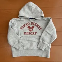 東京ディズニーリゾート パーカー グレー　130
