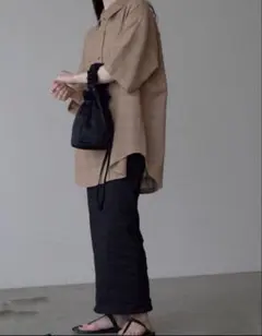 EDIT.FOR LULU abc ストレッチ タイトスカート Iライン リネンのサムネイル