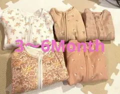 NEXTロンパースセット5点（3-6month）