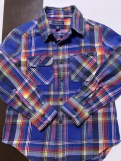 Polo Ralph Lauren チェック柄長袖シャツ 4/4T