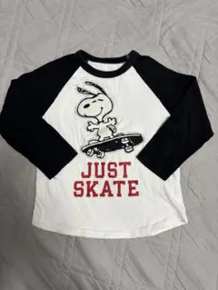 X-GIRL スヌーピー JUST SKATE 長袖カットソー